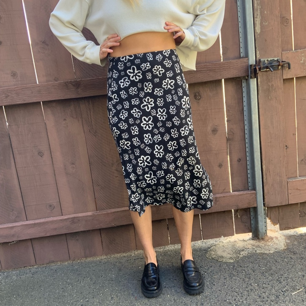 Afends Midi Flower Skirt